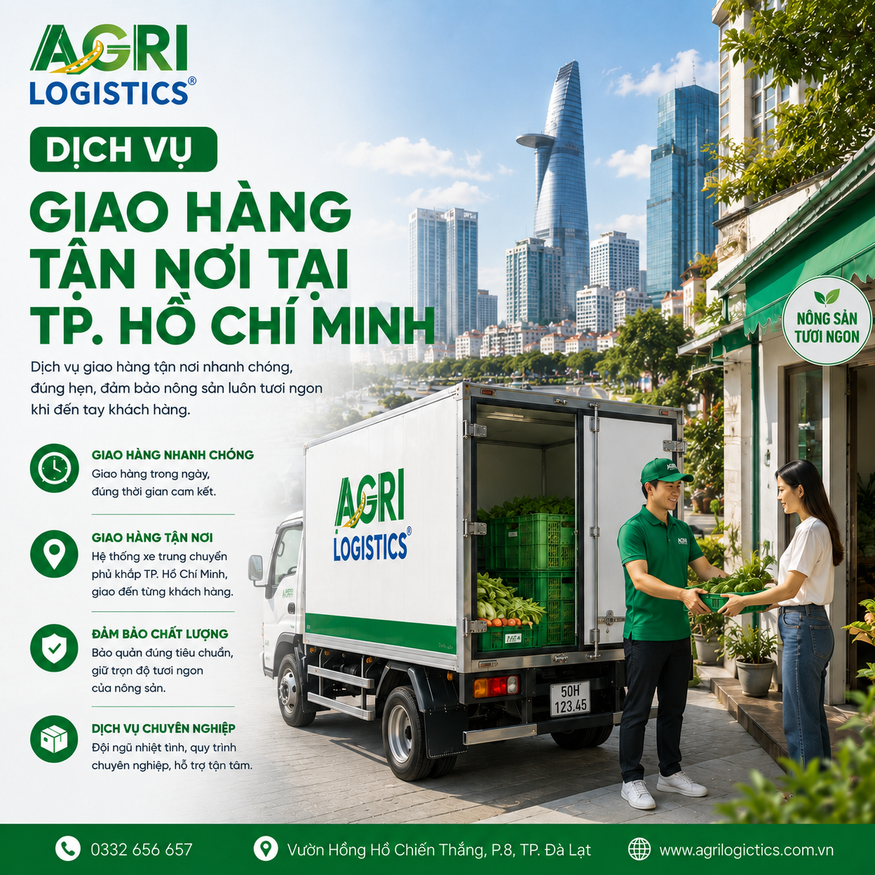 Dịch vụ giao hàng tận nơi tại TP. Hồ Chí Minh